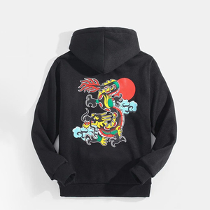 Sweat à capuche épais en gros Sweat à capuche en éponge imprimé personnalisé de haute qualité vierge de grande taille - Product Image 1