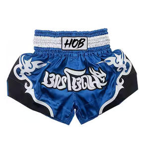 กางเกง MMA แบบเย็บปักสำหรับผู้ชาย, กางเกง MMA แบบมืออาชีพกางเกงฝึกซ้อมคิกบ็อกซิ่งกางเกงมวยไทยสำหรับเด็กผู้ชายเด็กผู้หญิง - Product Image 2