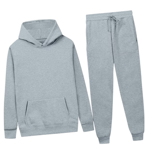 Conjunto Deportivo Informal para Hombre, Sudadera con Capucha y Pantalones Deportivos, Ropa Deportiva de Algodón Suave, Logotipo Personalizado OEM, Traje de Gimnasio - Product Image 3