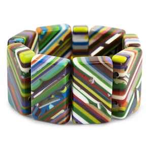 กำไลข้อมือเรซินแกะสลักด้วยมือดีไซน์บิดเครื่องประดับแฟชั่นที่เป็นมิตรกับสิ่งแวดล้อมสำหรับผู้หญิงสร้อยข้อมือที่มีเอกลักษณ์เฉพาะตัวรูปแบบโบโฮสมัยใหม่ความรัก - Product Image 4