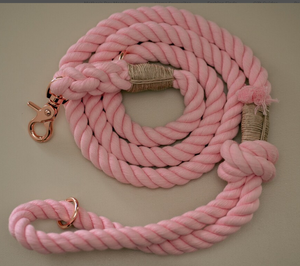 Name Stone Grey Organic Cotton Rope Dog <b>Leash</b> Supplies Accessory Customized Colored Cotton Rope Handmade Dog <b>Leash</b> <b>Pet</b> <b>Leash</b> - Product Image 1