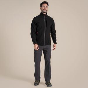 OEM <b>Men's</b> Lightweight Softshell <b>Jacket</b> For <b>Men</b> Custom Design High Neck Zip-up Windproof and Waterproof <b>Long</b> Length Wholesale - Product Image 3