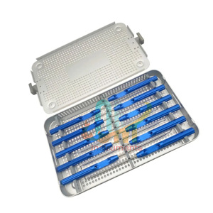 Ensemble d'instruments de passage de suture d'arthroscopie professionnelle 11 pièces Kit de crochet de fil en acier inoxydable de haute qualité | OLDMED INSTRUMENTS - Product Image 6