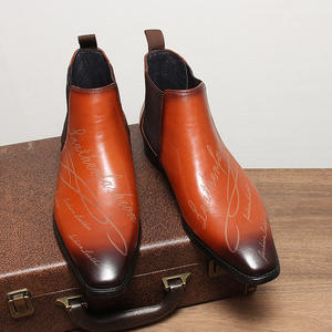 Zapatos de Vestir de Cuero Genuino con Punta en Pico para Hombre, Zapatos de Cuero Genuino para Hombre, Calzado Formal de Piel de Vaca para Bodas y Negocios - Product Image 2