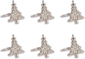 Anneaux de serviette ronds en laiton pour pièces centrales de table de fête Anneau de serviette décor à la maison unique pour les fêtes - Product Image 2