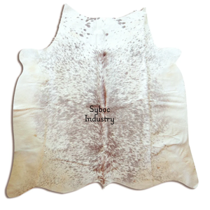 Pelo de piel de vaca en la alfombra de cuero genuino crudo transpirable pieles de cuero - Product Image 1