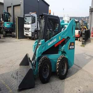 Para Sunward SWL 4038 Skid Steer alta eficiencia de trabajo Kubota motor cargador de ruedas tipo móvil HuaDe incluyendo bomba de caja de cambios de Motor - Product Image 1