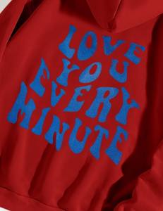 Sweat-shirt à capuche unisexe de haute qualité en éponge française Streetwear lourd personnalisé épais Sweat-shirt à capuche en coton bouffée à capuche imprimée - Product Image 3