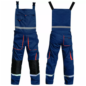 Salopette à bretelles respirante et durable 100% coton pour femmes avec logo personnalisé Pantalon de combinaison de travail de sécurité pour peintres et travailleurs - Product Image 4