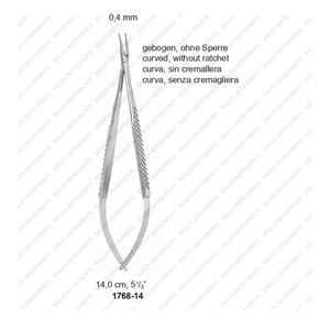 ที่ใส่เข็มสำหรับผ่าตัดขนาดเล็กที่ใส่เข็มแม่นยำสำหรับขั้นตอนการผ่าตัดไมโคร - Product Image 1