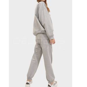 ชุดวอร์มเสื้อสเวตเชิ้ต330และ550แกรมพร้อมกางเกงชุดวอร์มผู้หญิงคุณภาพสูงแบบใหม่ - Product Image 5