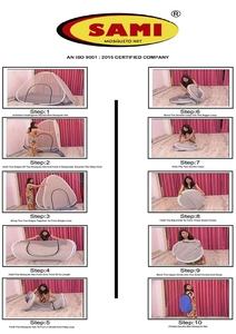 Mosquitero Redondo Plegable (Cama Doble King Size con Base de Tela) - Product Image 4