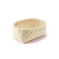 Stijlvolle Duurzame Bamboe Mand Met Traditionele Handgeweven Ambacht Perfect Voor Brood Fruit Groenten Snacks En Huishoudelijk Gebruik