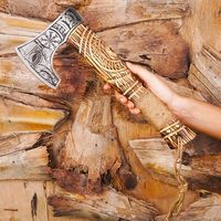 Hache forgée à la main Tomahawk Viking artisans hache charpentier hache Viking Camping haches pour l'extérieur et la survie hache