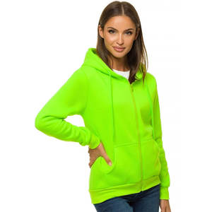 Sudadera con capucha de lana de algodón informal de Invierno para mujer con cremallera completa impresa Street Wear Sudadera con capucha suave con logotipo frontal - Product Image 2