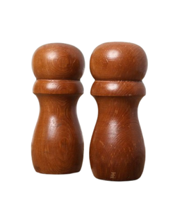 Salière de table en bois d'acacia, salière et poivrière, pot à épices avec couvercles - Product Image 3