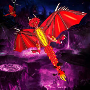 Cerfs-volants en plastique Dragon Feu et Glace - Product Image 3