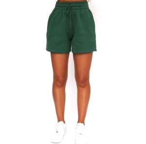 100% algodón polar sudor Jogger pantalones cortos transpirables invierno Casual gimnasio entrenamiento pantalones cortos con patrón decoración Venta caliente - Product Image 2