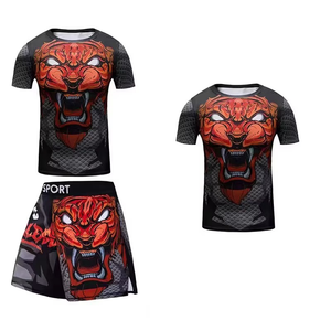 Rashguard de MMA, Jiu Jitsu, BJJ, UFC, Anti-UV, Transpirable, Spandex/Poliéster, Diseño Personalizado, Ropa Deportiva para Entrenamiento en Gimnasio - Product Image 5