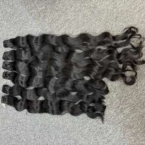 Vague naturelle de meilleure qualité dans les cheveux de trame, cheveux 100% humains, cheveux bruts cambodgiens un donneur - Product Image 4