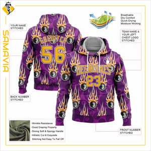 SAMAVIA Moda Sublimación Sudadera con capucha Logotipo personalizado Impresión Sudadera con capucha para gimnasio y ropa al aire libre - Product Image 2