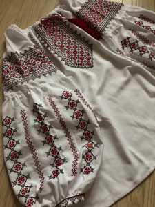 Best Selling Women's Ukrainian Embroidered Cotton Blouse Long Sleeve Daily Wear Top Sweet Style Work Natural Woven Hot Sale - Product Image 4