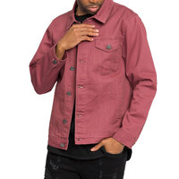 Veste en jean pour homme, design personnalisé, col rabattu, manches classiques, couleur unique, pour la mode en plein air