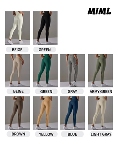 Leggings de gymnastique Pantalons de yoga pour femmes Vêtements de sport pour femmes Vêtements de yoga pour femmes Collants d'entraînement à taille haute Pantalons de fitness - Product Image 6