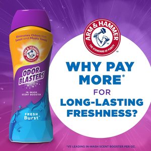 ARM & HAMMER Odor Blasters, booster de parfum pour lessive, senteur Fresh Burst, boîte de 24 oz, lot de 4/boîte - Product Image 6