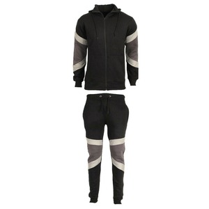 Lavage à la cire fait à l'eau vieux cachemire 360g Double tête fermeture éclair ensemble de sous-vêtements pour hommes tenues de lavage survêtements de sport ensemble de sweats à capuche de luxe - Product Image 1