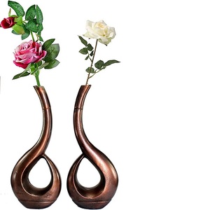 MS INC – pot de fleurs en métal en forme de cœur pour plantes hydroponiques, Vases élégants en or avec verre pour fleurs et plantes, décoration de la maison - Product Image 5