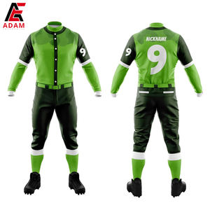 Conjunto de Jersey de béisbol y sóftbol bordado personalizado al por mayor, uniforme de ropa deportiva en blanco barato con técnica de sublimación transpirable - Product Image 4