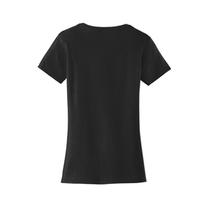Camiseta Deportiva Informal de Manga Corta para Mujer, de Algodón y Poliéster Negro, Absorbente de Humedad, para Gimnasio y Entrenamiento - Product Image 2