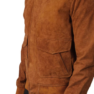 New Arrival Hot Selling <b>Men</b> CowHide/Sheepskin Leather <b>Shearling</b> <b>Jacket</b> Genuine Cowhide Biker Winter Wear Manufacturer - Product Image 6