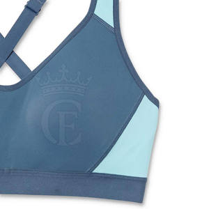 Sujetador deportivo de tela ultrasuave de fácil uso para mujer, diseño personalizado, Sujetador deportivo acolchado con espalda cruzada para mujer - Product Image 5