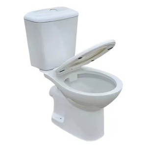 Bas prix articles sanitaires placard à eau deux pièces céramique Wc toilette articles sanitaires dos à mur céramique cuvette de toilette marché arabe - Product Image 4