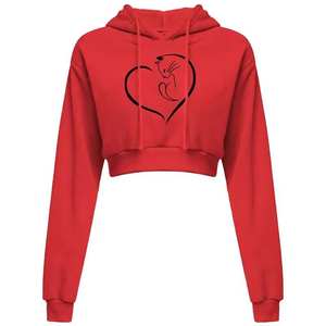 Sweat-shirt à capuche long pour femme de meilleure qualité Vêtements tricotés d'hiver avec col à capuche disponibles en grandes tailles (XS) - Product Image 3