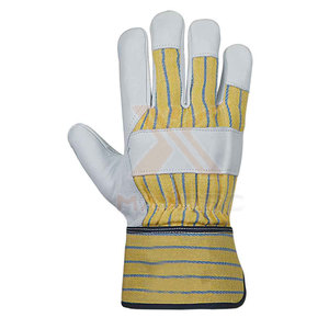 Breathable Durable Leather Made High Quality <b>Fire</b> Proof Anti-Slip Water Proof Customizable Working Gloves Cheap Price - Product Image 3