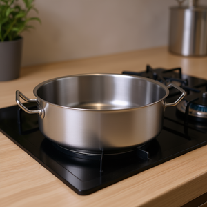 Casserole en acier inoxydable Ballarini Professional Series 9200 Satin Chrome 36 cm, caractéristique principale - Product Image 3