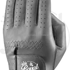 Grace Gants de golf unisexe personnalisables en cuir PU blanc Ensemble de paume souple en cuir véritable pour hommes Logo Sports Mains Emballage disponible - Product Image 3