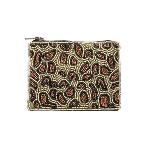 Pochette et sac à monnaie brodés de perles de rocaille, artisanat textile et de tissu élégant et très vendu avec des perles de rocaille par MD HANDICRAFTS - Product Image 4