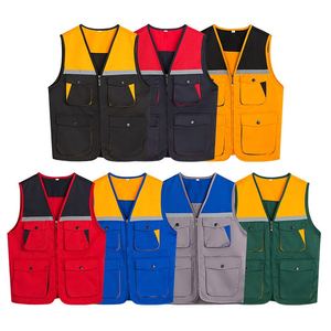 เสื้อกั๊กผ้าฟลีซซอฟต์เชลล์สำหรับผู้ชายเสื้อระบายอากาศลำลองสำหรับกิจกรรมกลางแจ้งแนวยุทธวิธีปรับแต่งได้ - Product Image 2