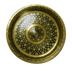 โต๊ะอาหารไม้ทรงกลมสำหรับงานแต่งงานในโรงแรมและร้านอาหารขนาดใหญ่ ถาดรองจานมาตรฐาน ถาดโลหะคุณภาพสูง - Product Image 2