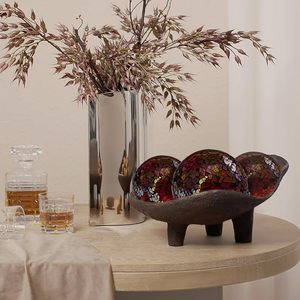 Sphère en verre mosaïque étonnante Design créatif Boules décoratives en verre Artisanat Boule dorée Ornements Décoration de la maison pour cadeau - Product Image 3