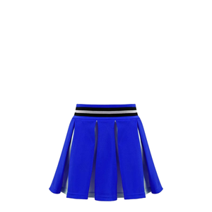 Ensembles de danse pour filles, haut court imprimé avec jupe plissée, 2 pièces, boules de fleurs, uniformes de cheerleading, 100% polyester - Product Image 3