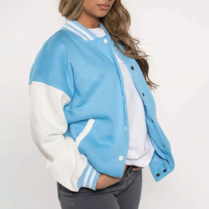 Veste Letterman de baseball unisexe personnalisée pour femmes avec mélange de coton et de polyester Manteau universitaire classique pour un usage décontracté ou quotidien - Product Image 3