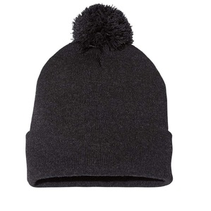 หมวกบีนนี่แฟชั่นสำหรับฤดูหนาวพร้อมโลโก้ปักที่กำหนดเองสำหรับทุกเพศหมวกถักอะคริลิค100%-ผ้าทั่วไปสไตล์ Y2K - Product Image 4