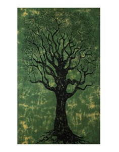 Indian Bohemian Aubusson Tree Life Wall Hanging Tapestry <b>Printed</b> Mandala 100% Cotton Eco-Friendly Decorative Throw <b>Bedroom</b> - Product Image 5