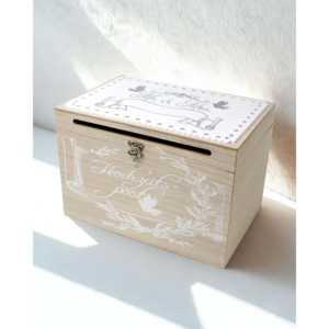 กล่องจดหมายงานแต่งงานไม้ตัดด้วยเลเซอร์ พร้อมเทคนิคการพิมพ์ระดับพรีเมียม - Product Image 4