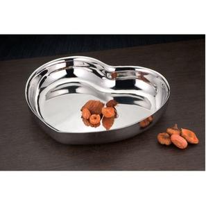 Plateau de service carré en métal plaqué argent Table à manger décorative Plat à fruits et assiettes de service 100pcs Commande minimum - Product Image 3